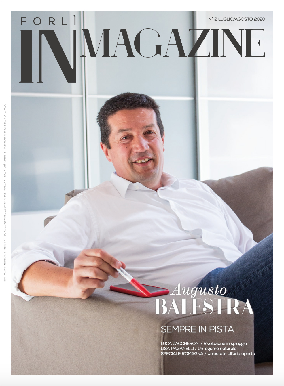 Augusto Balestra in copertina su Forlì IN Magazine n. 2-2020