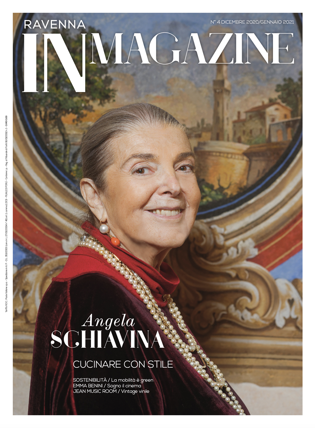 Angela Schiavina in copertina su Ravenna IN Magazine n. 4/2020