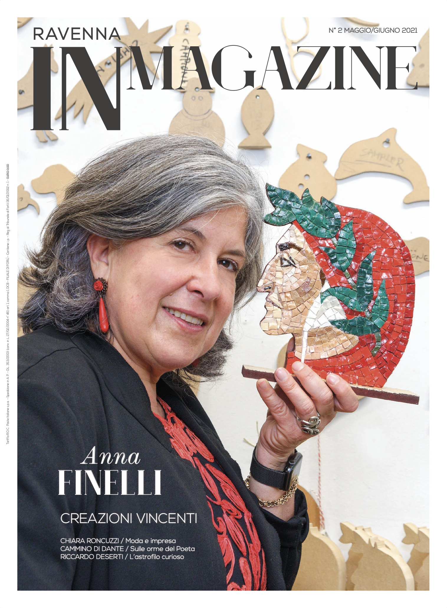 Anna Finelli in copertina per Ravenna IN Magazine