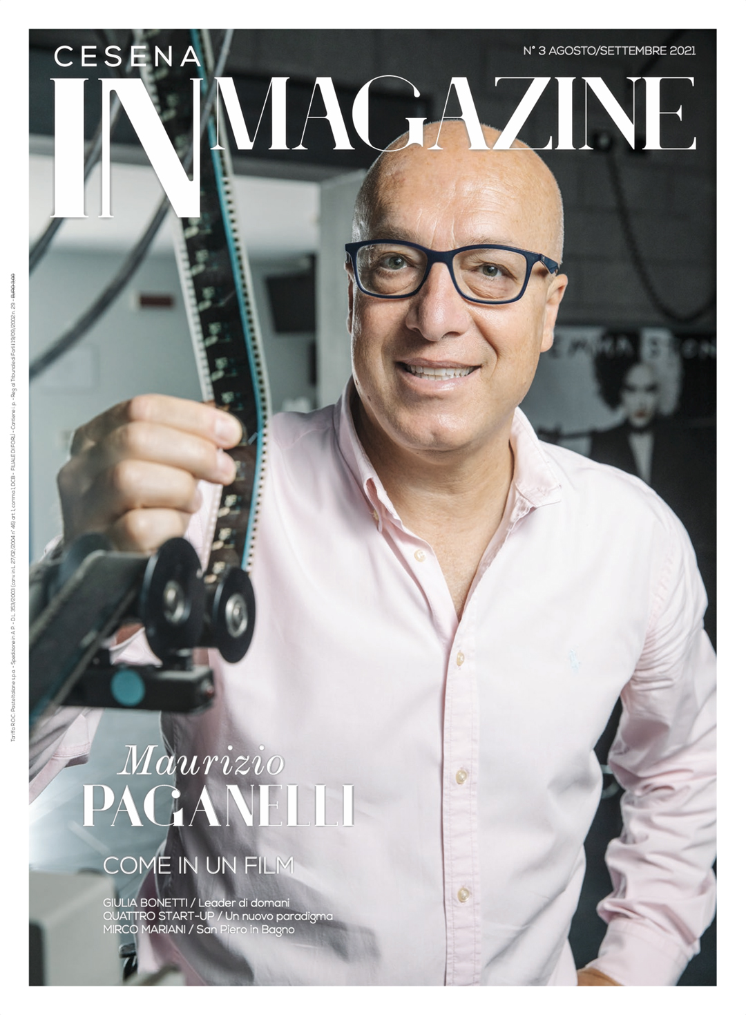 Maurizio Paganelli in copertina su Cesena IN Magazine 3/2021