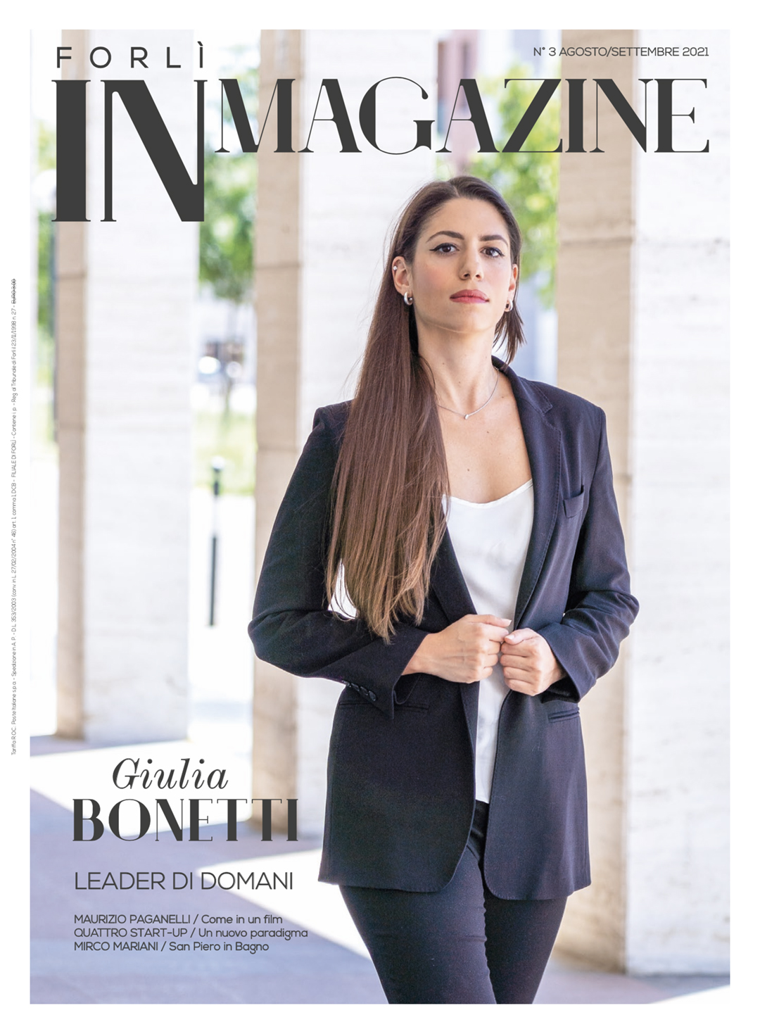 Giulia Bonetti in copertina su Forlì iN Magazine 03/2021