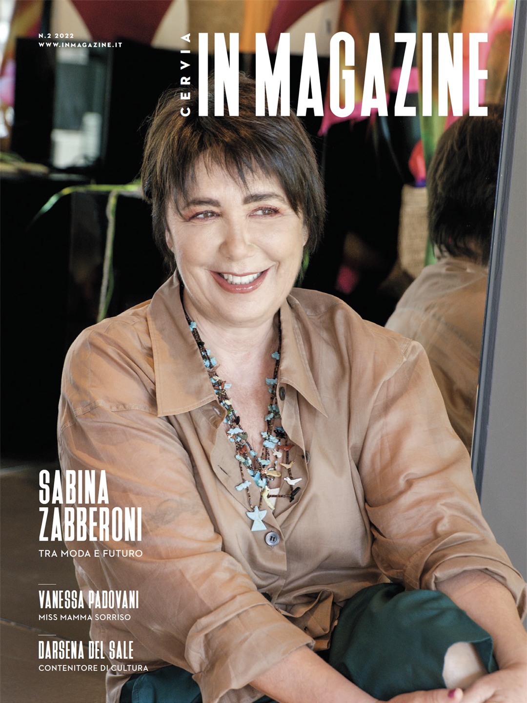 Sabina Zabberoni in copertina su Cervia IN Magazine 02 2022
