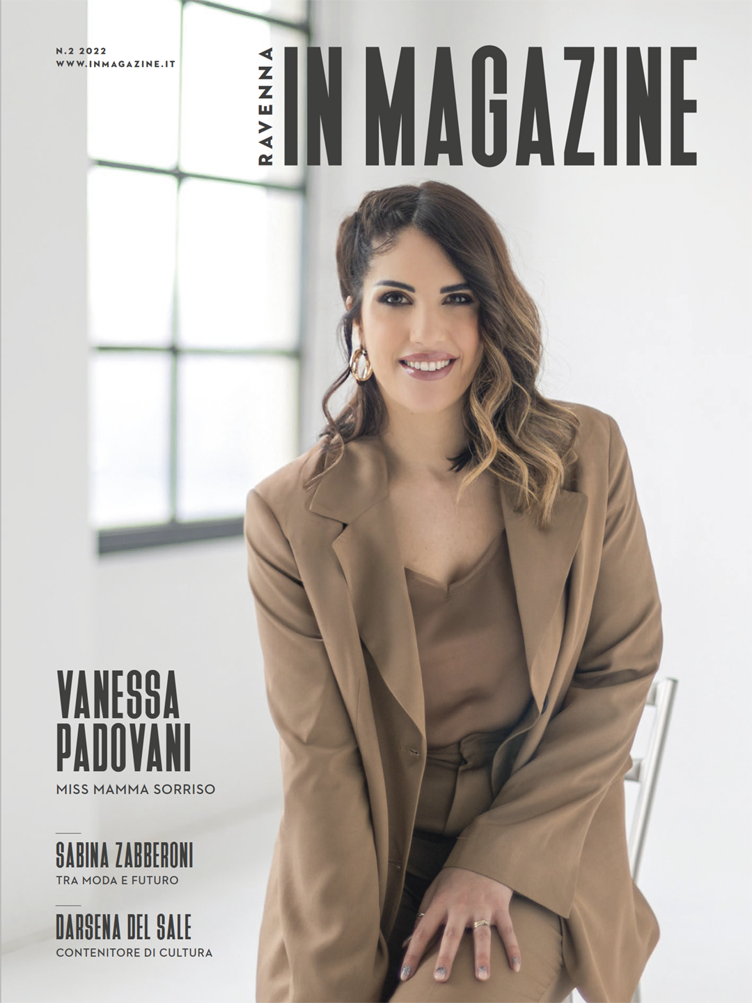 Vanessa Padovani in copertina su Ravenna IN Magazine 02 2022