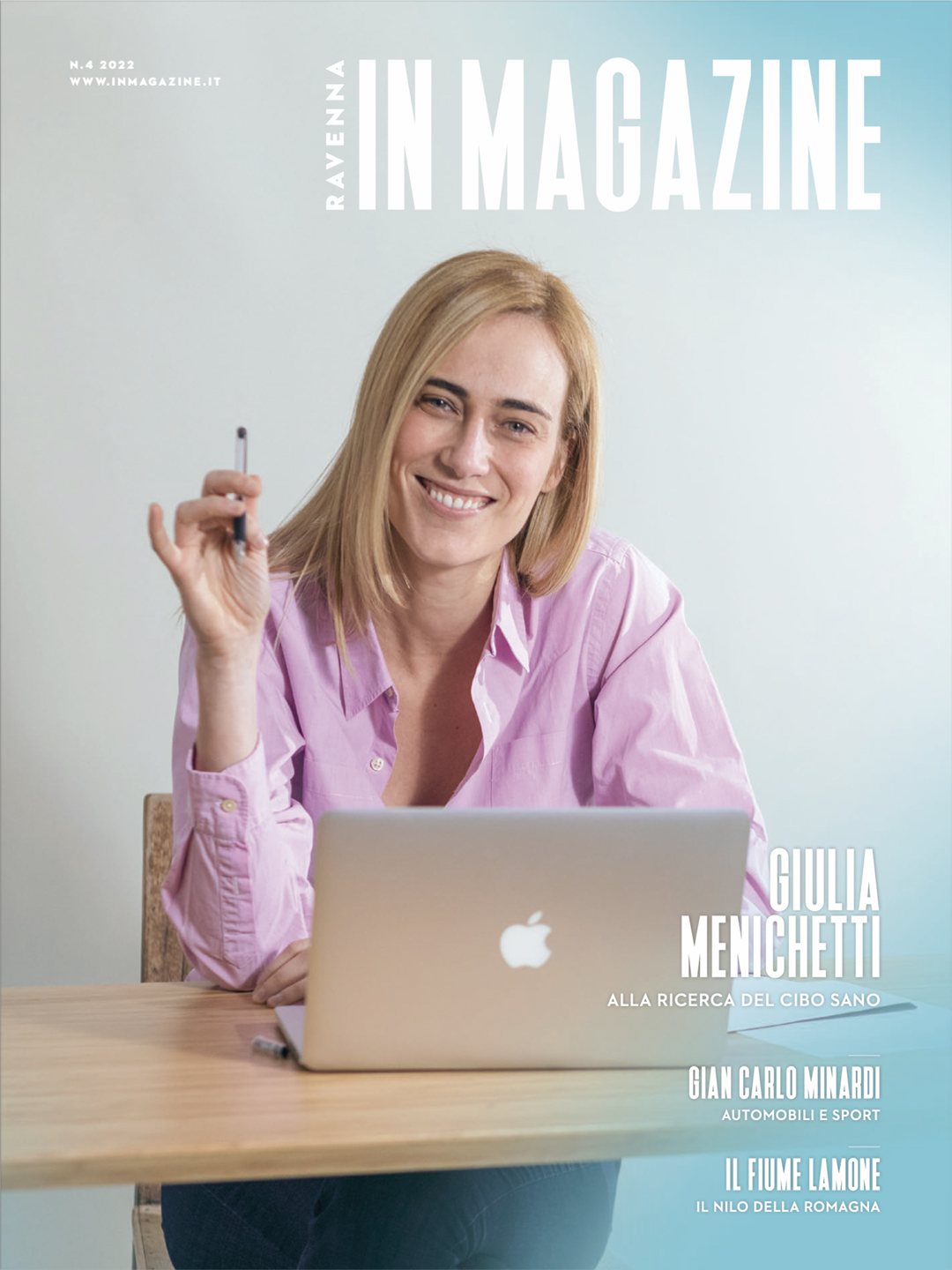 Giulia Menichetti in copertina su Ravenna IN Magazine 4 2022