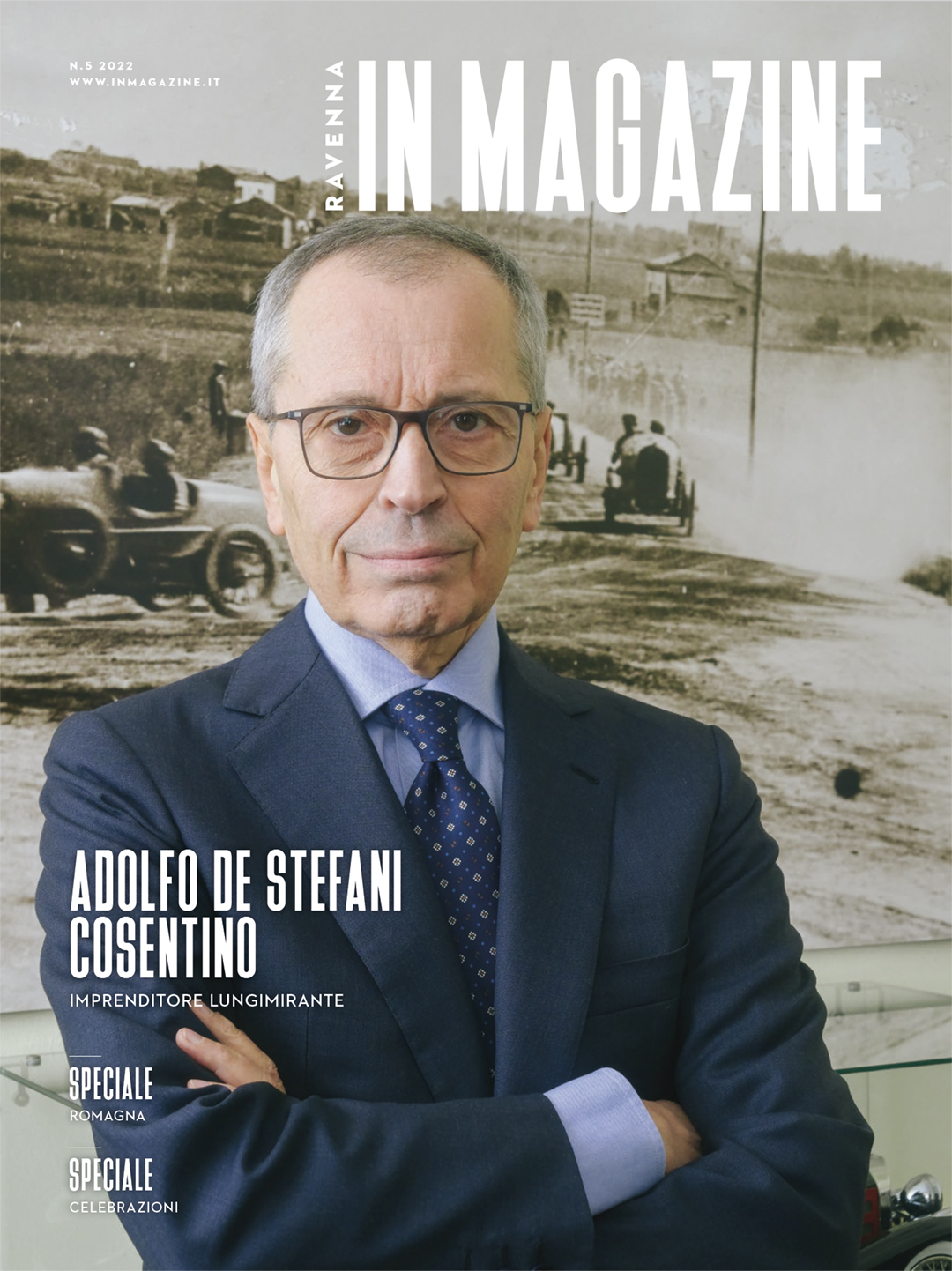 cover ravenna 5-2022 con Adolfo De Stefani Cosentino