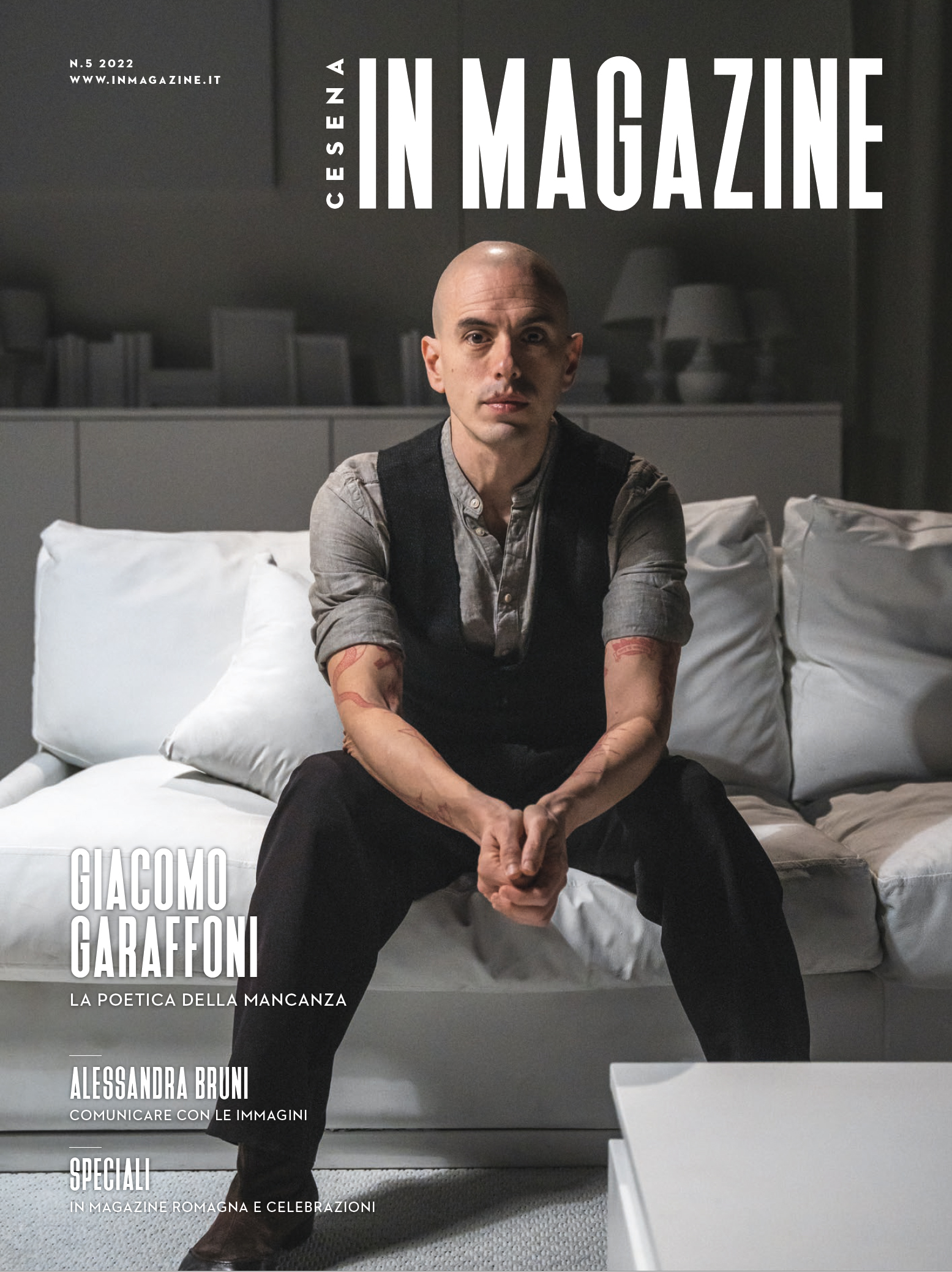 Giacomo Garaffoni in copertina su Cesena IN Magazine n. 5/22