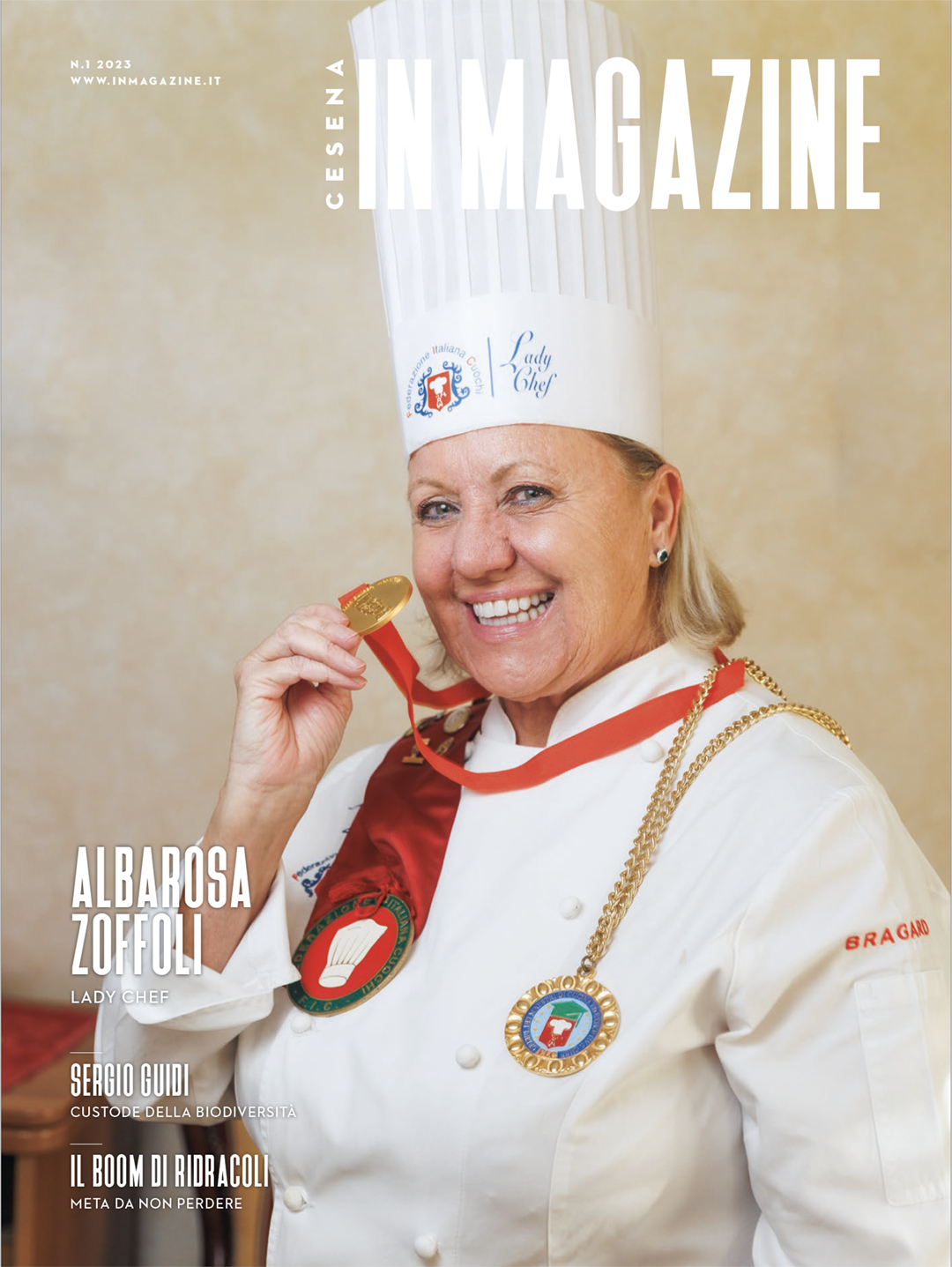 cover Cesena IN Magazine con Albarosa Zoffoli