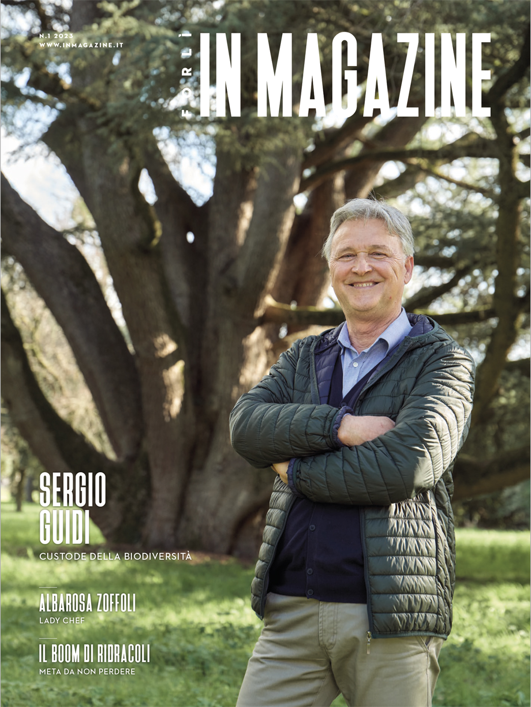 cover Forlì IN Magazine con Sergio Guidi