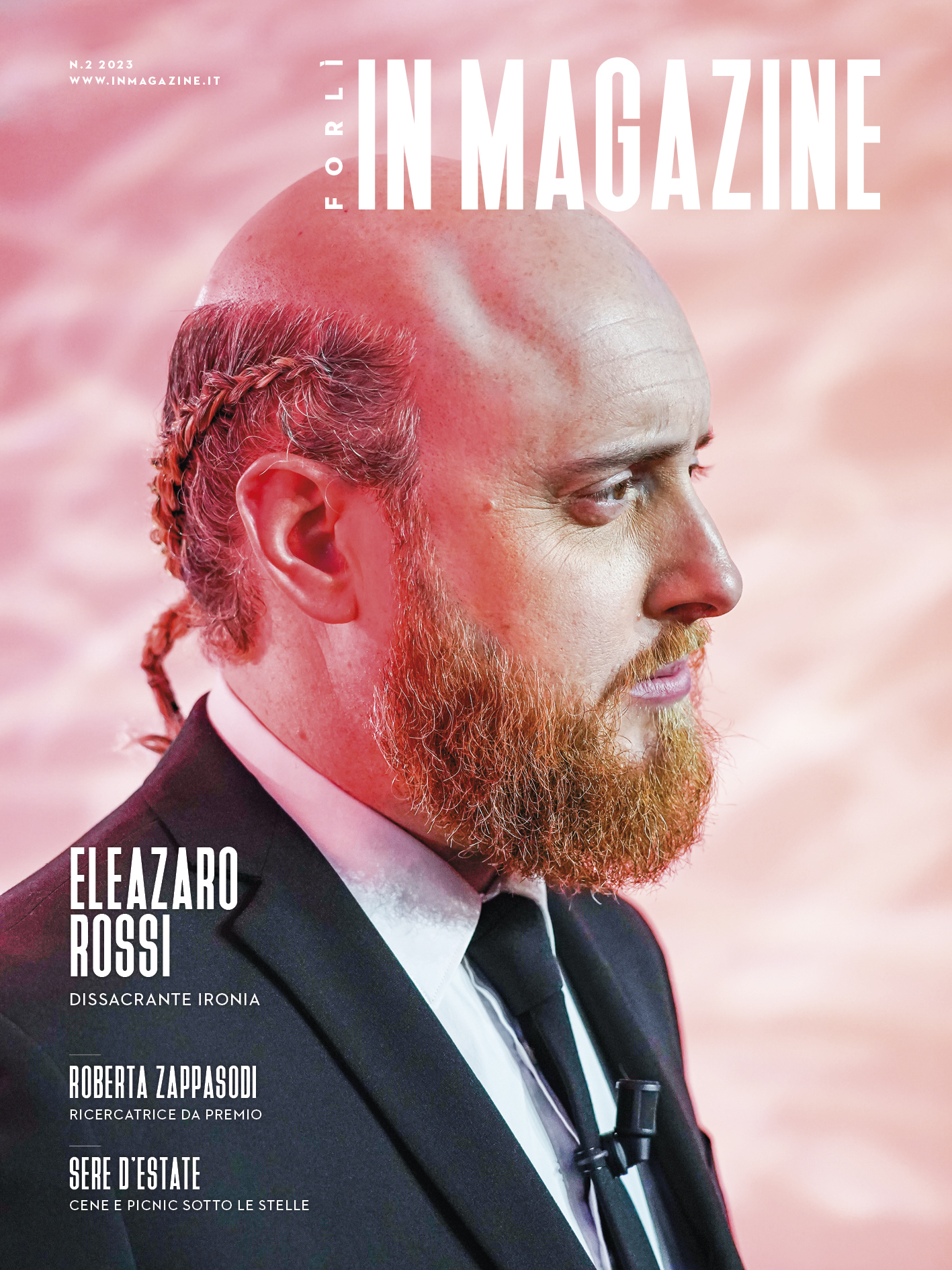 Eleazaro Rossi in copertina per Forlì IN Magazine n. 02/2023