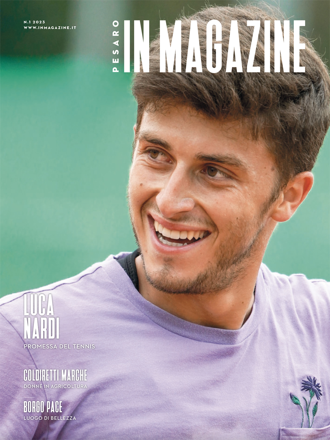 Luca Nardi_cover Pesaro IN Magazine 01 2023