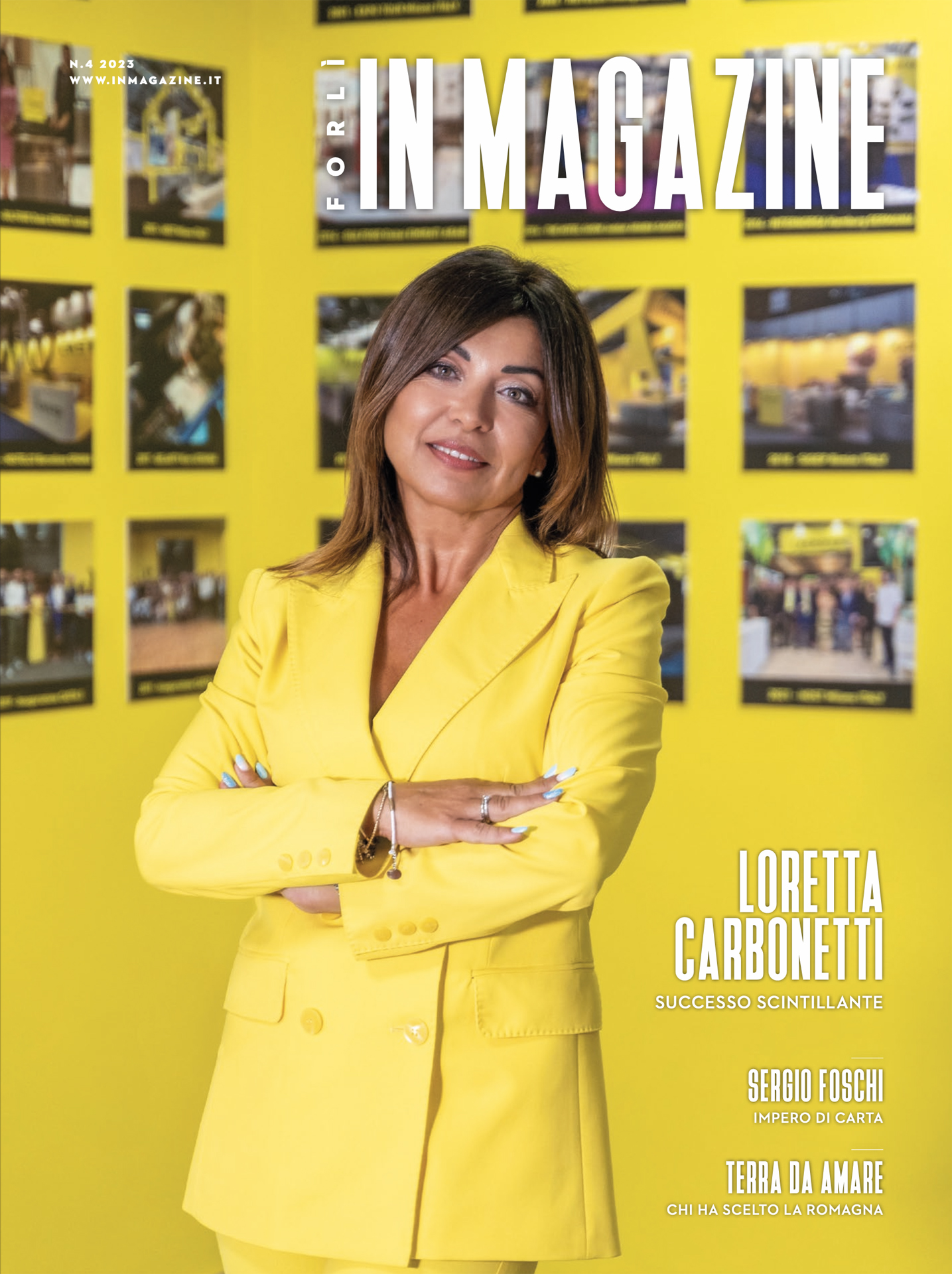 cover ForlìIN Magazine 4 2023 con Loretta Carbonetti